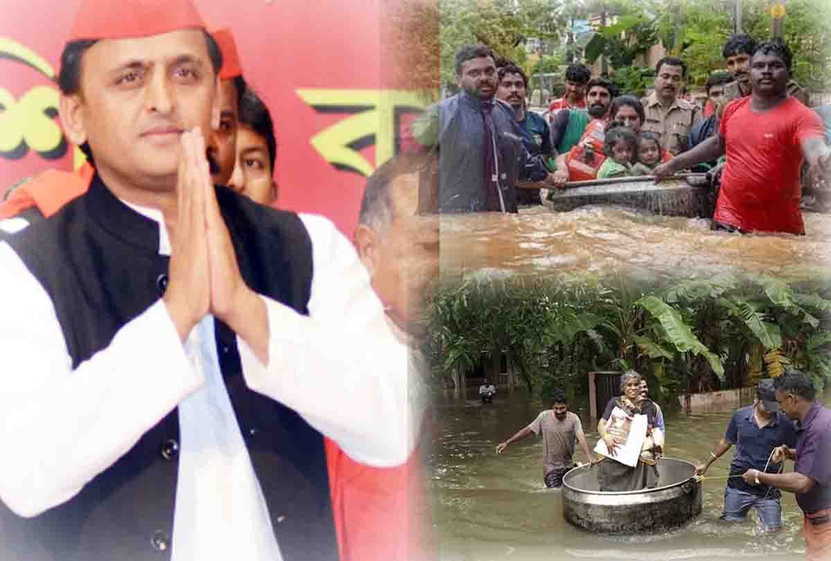 Akhilesh Yadav tweeted for help of flood victims in Kerala