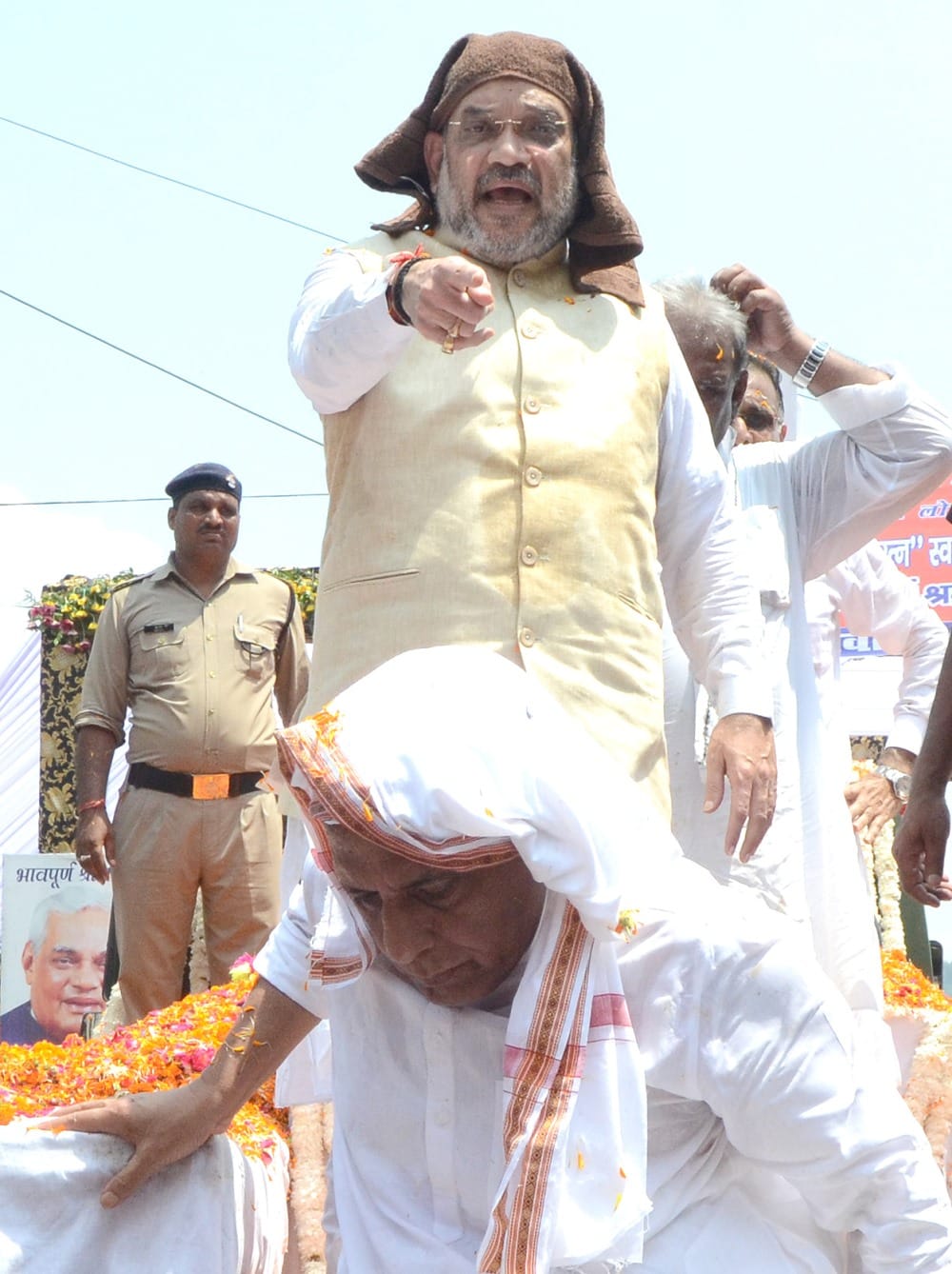 atal bihari vajpayee asthi kalash yatra amit shah angry on bjp leaders