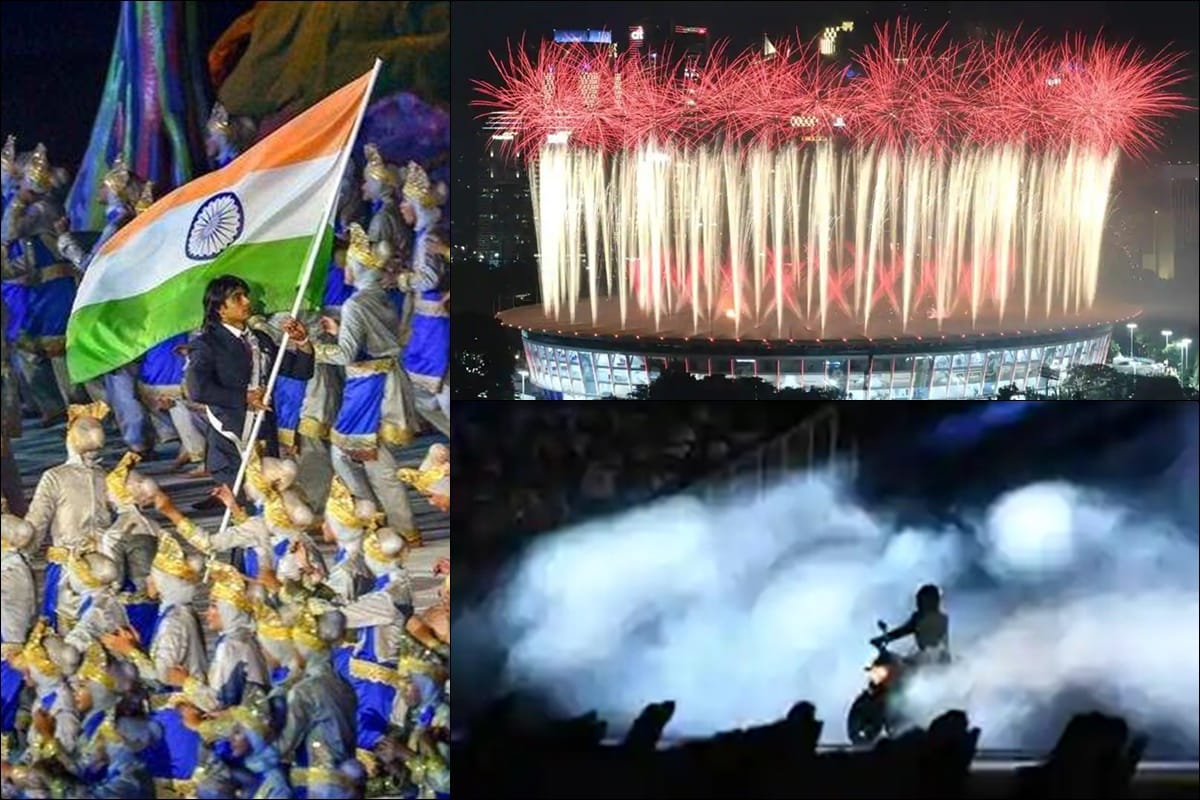 asian games 2018 opening ceremony jakarta gkg stadium photos