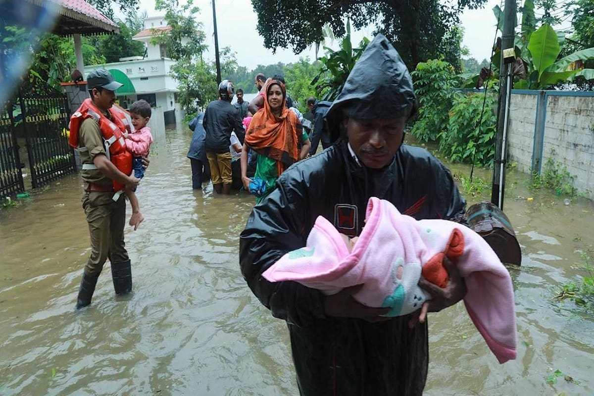 Kerala floods: Gumnam Nayak is bringing a smile on the faces of the badly rain affected people