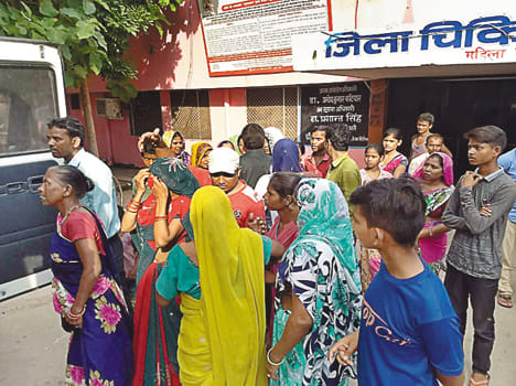 Teenager scorched by fire, condition serious