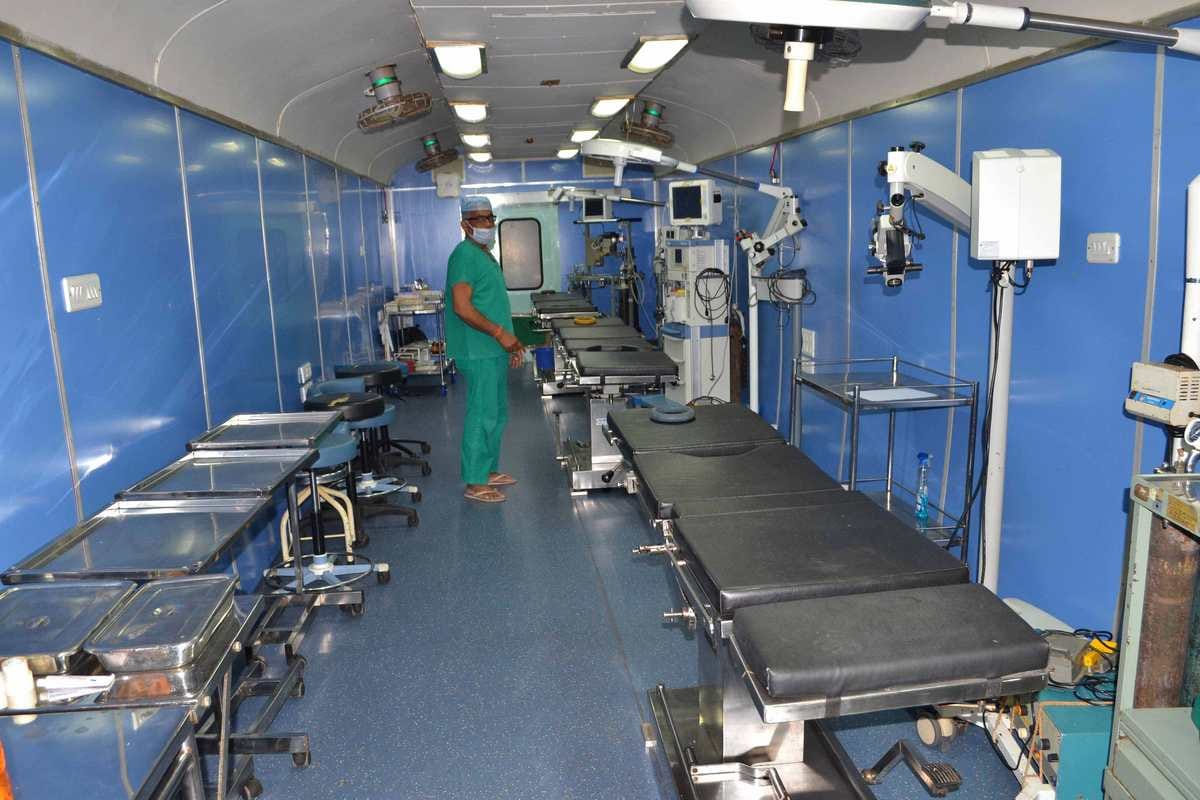 Life line express standing on kashi railway station OPD will start from tomorrow