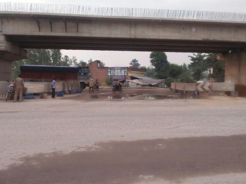 the way started under fallen footahiya flyover