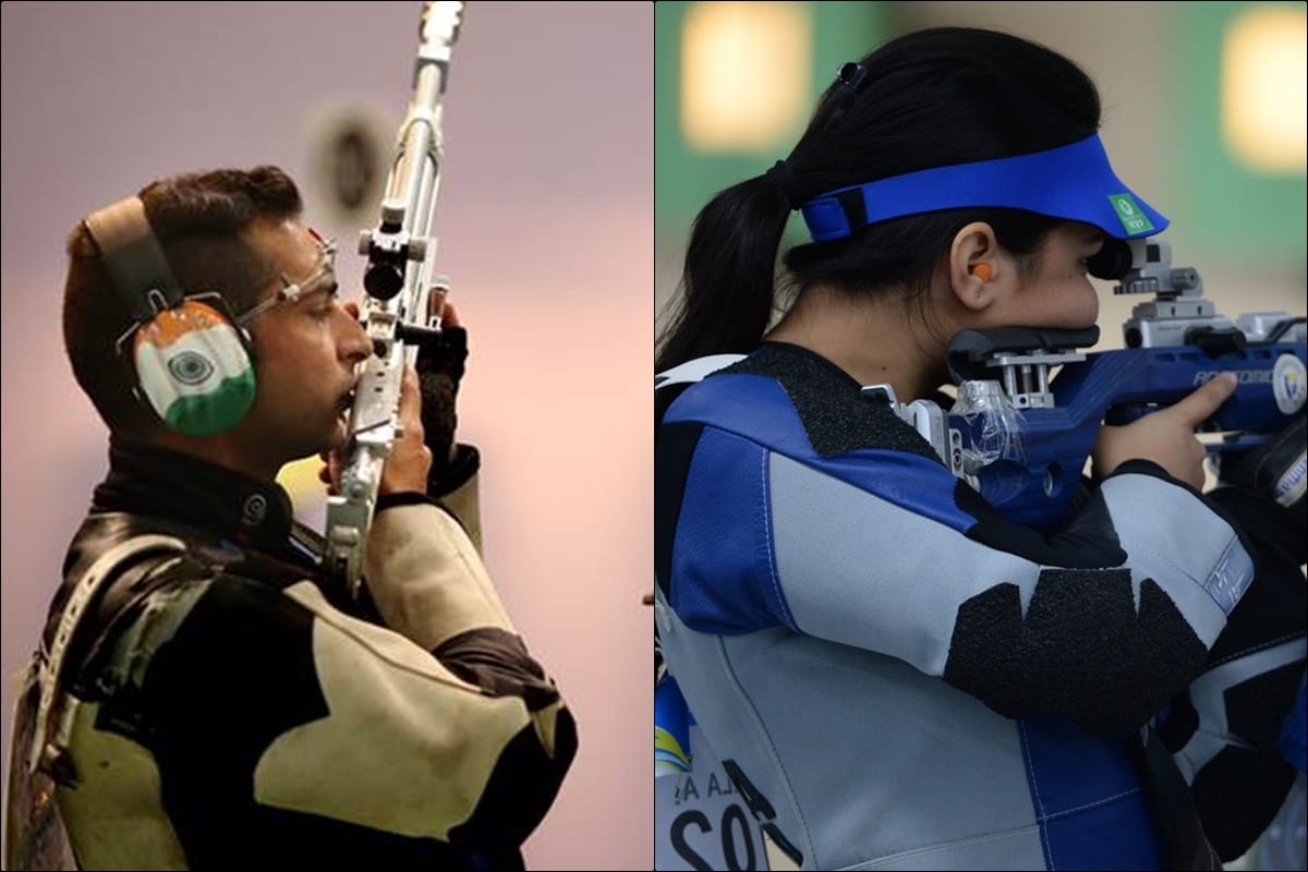 asian games 2018 apurvi chandela ravi kumar qualifies for final of mixed team event