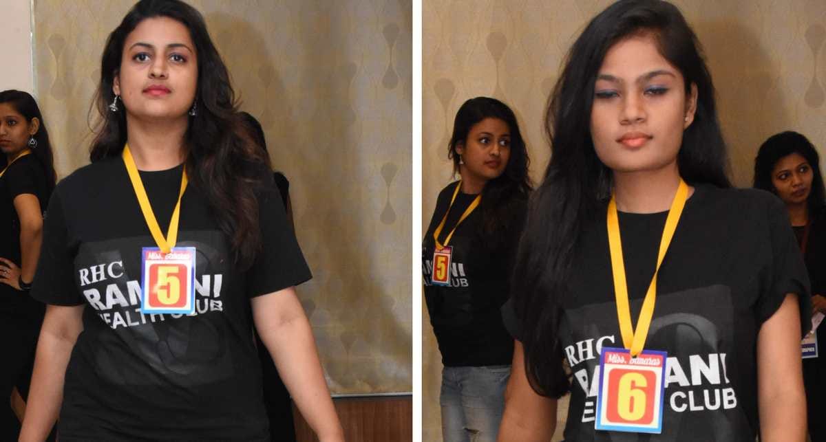 Miss and mrs banaras participants on ramp saw photos