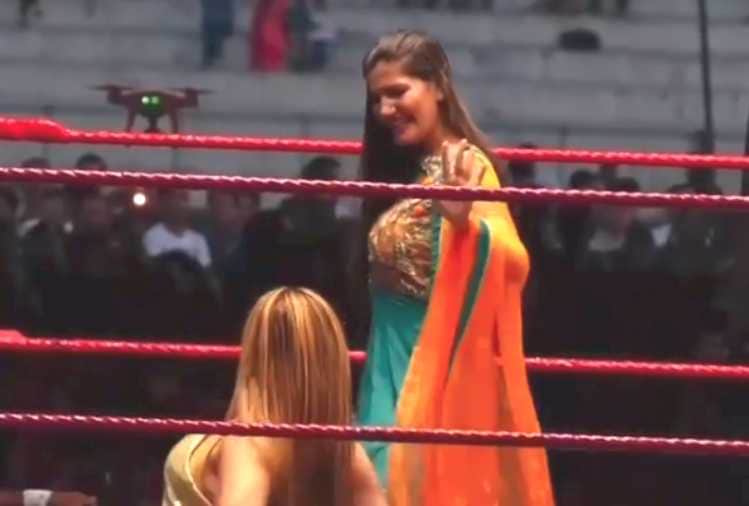 sapna choudhary dance video with rakhi sawant