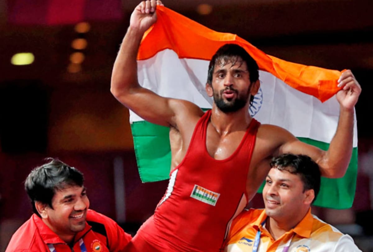 bajrang punia got training of wrestling in gonda district of uttar pradesh