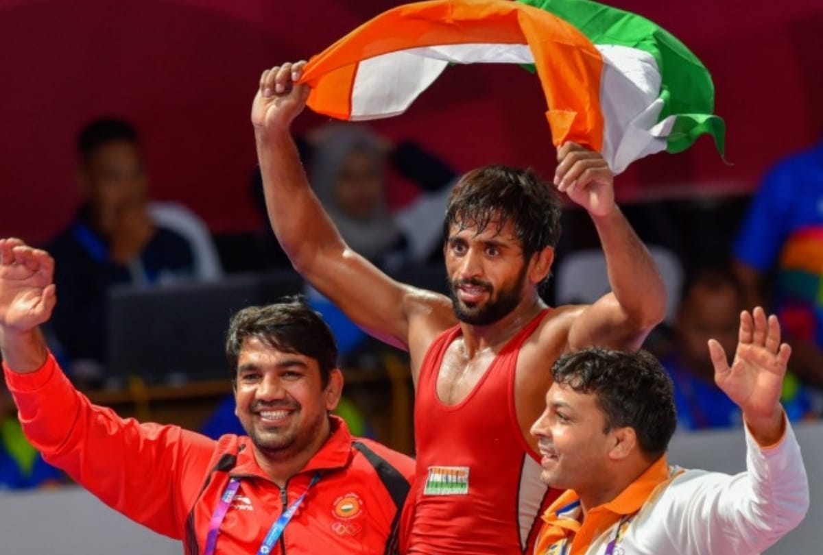 bajrang punia got training of wrestling in gonda district of uttar pradesh