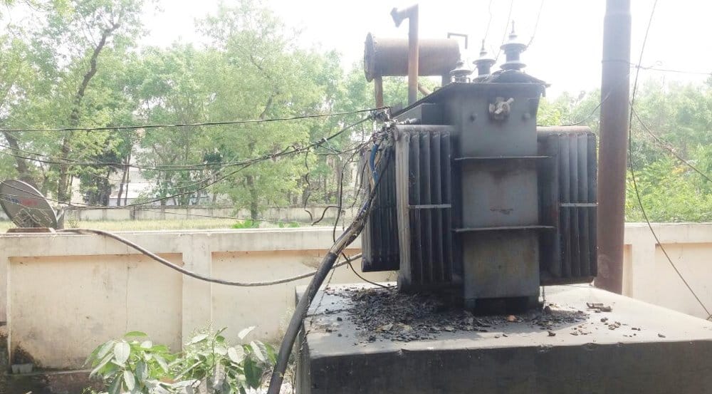 Faltering power supply system in the district