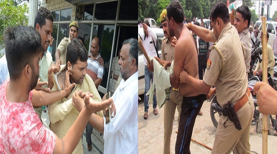 Death of young man in muzaffarnagar, and ruckus in hospital, case registered