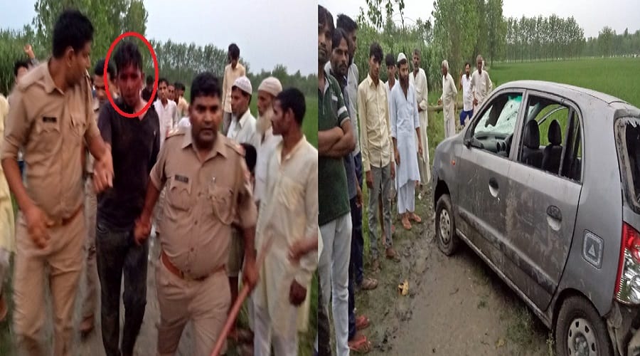 Encounter in Saharanpur, killing one of accused and shot the child