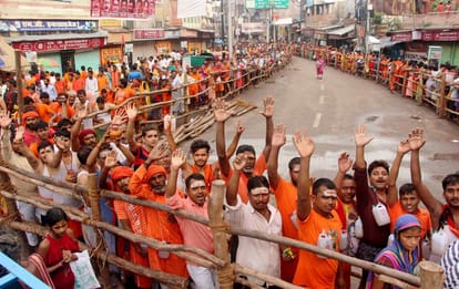 more than five hundred shiv sainik arrested in varanasi