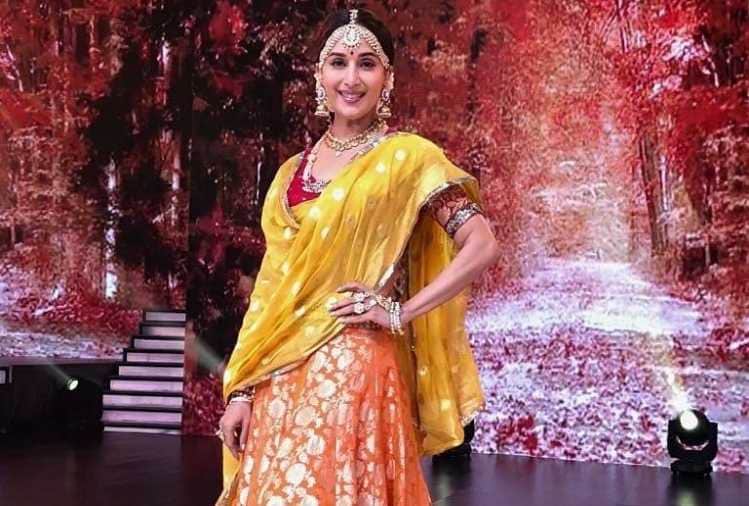 madhuri dixit dance on madhubala song at dance deewane set