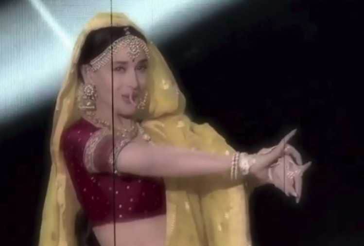 madhuri dixit dance on madhubala song at dance deewane set
