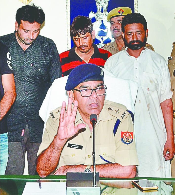 Three arrested in fake encounter, two buses and truck recovered
