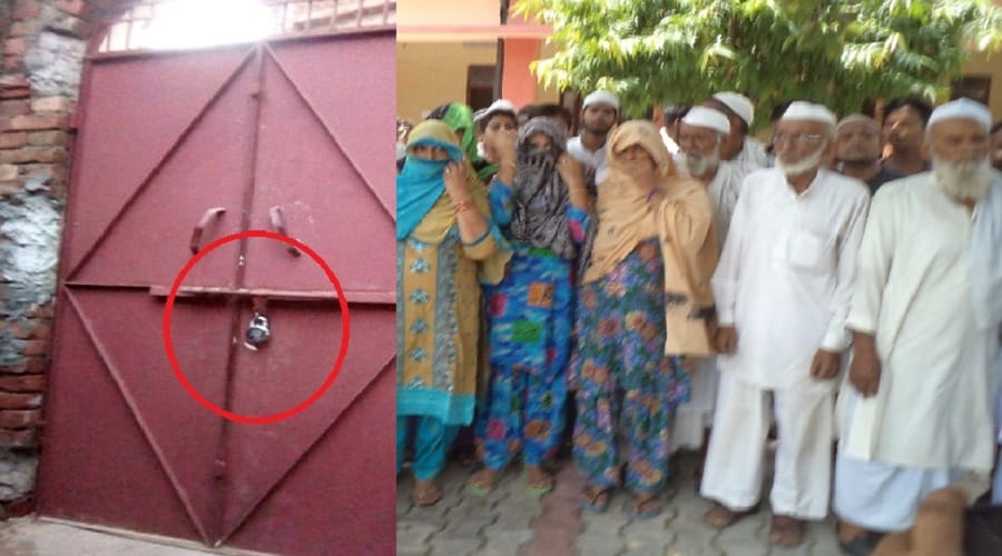 Baghpat, Locked the mosque gate, and tension between two sides