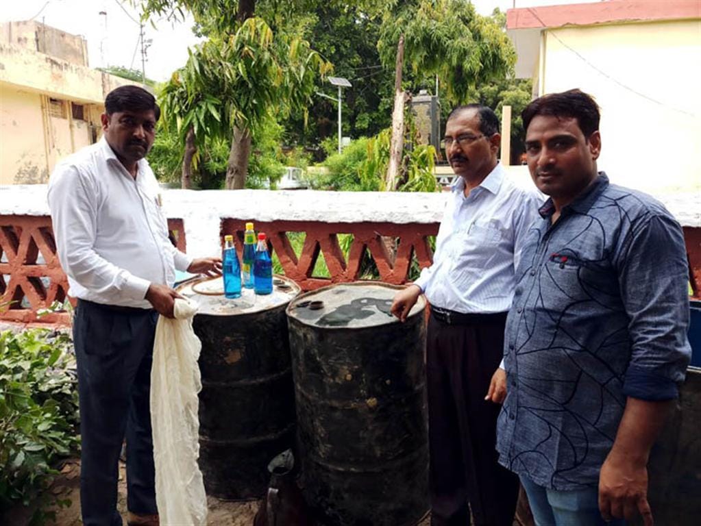 Police seized  3,400 liters of kerosene