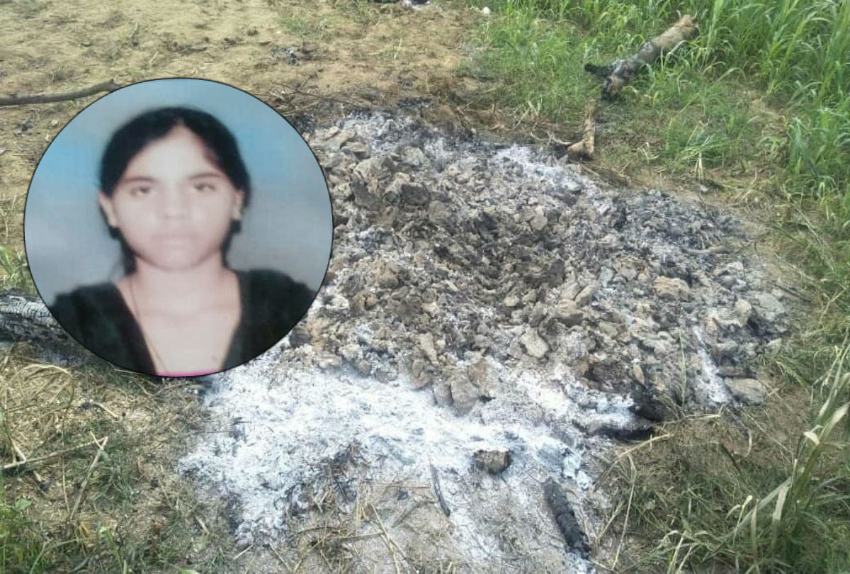 police remove girl’s half burnt body from pyre in firozabad