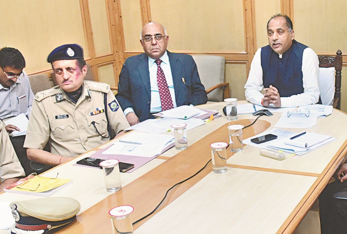 CM jairam thakur meeting to stop drug Menace in Himachal Pradesh