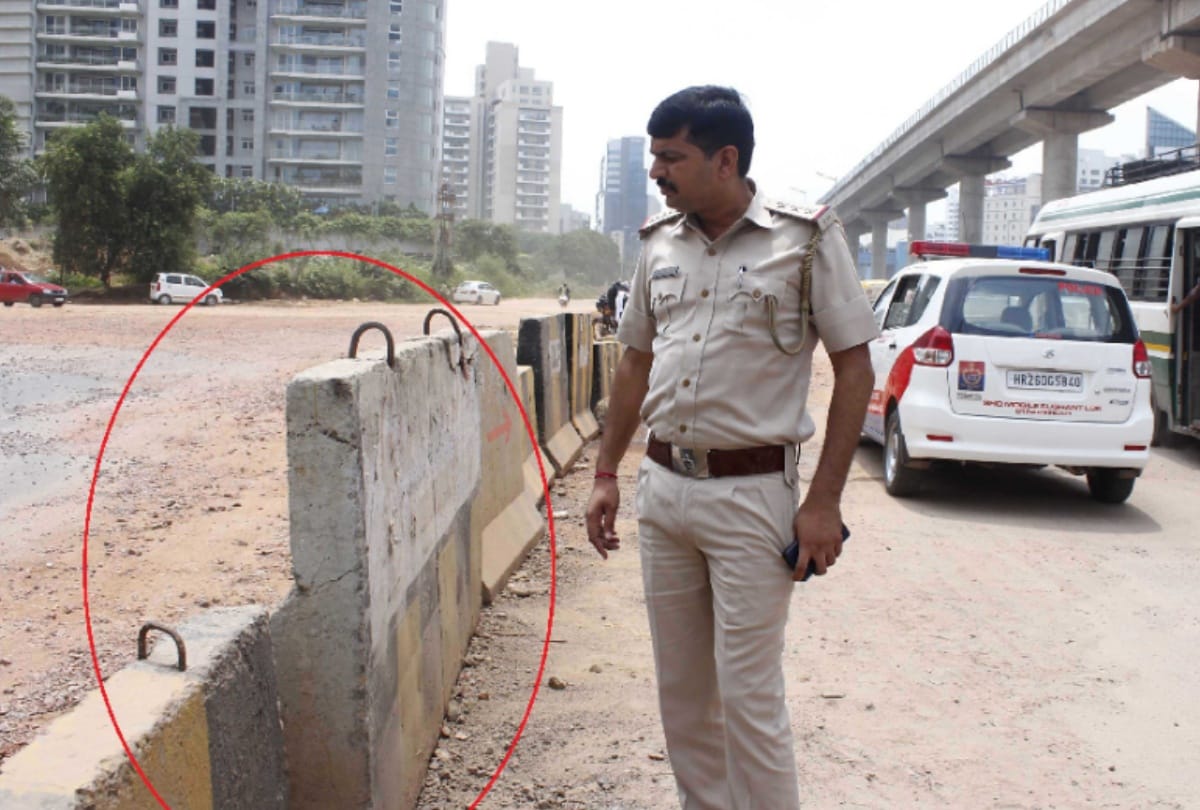 couple died in road accident in gurugram