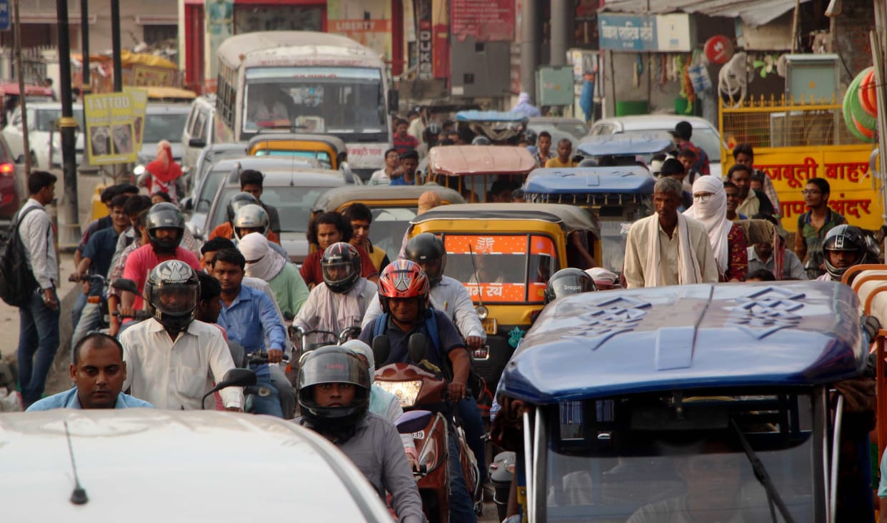 Rout diverson in varanasi for bakrid