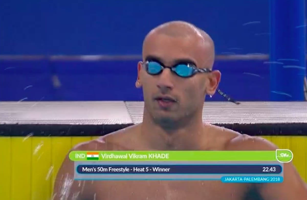 Virdhawal Khades back step from National swimming camp
