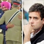 BJP attack on congress over navjot singh sidhu hug to pakistan army chief