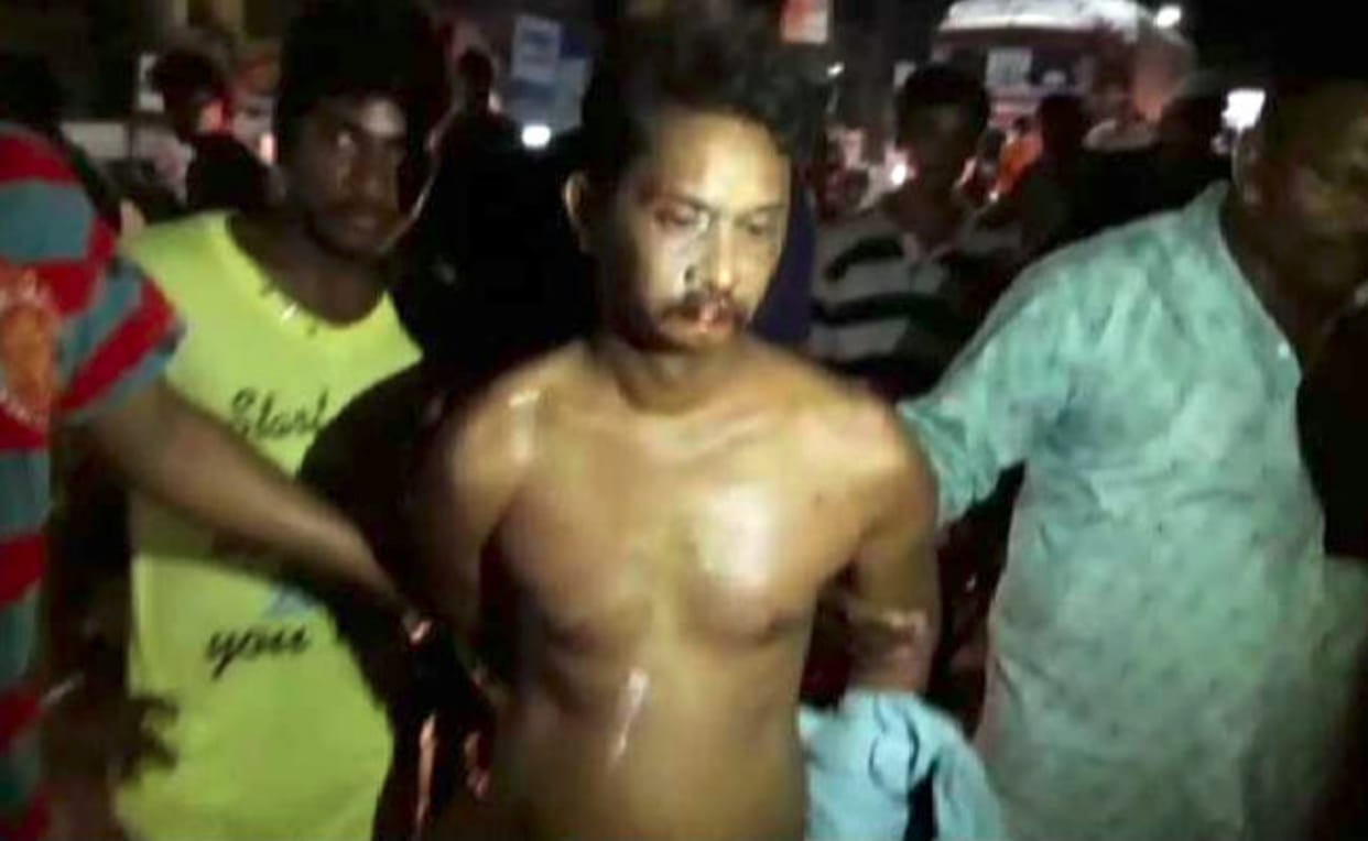 Andhra Pradesh: school teacher beaten up, stripped and paraded by mob for harassing student