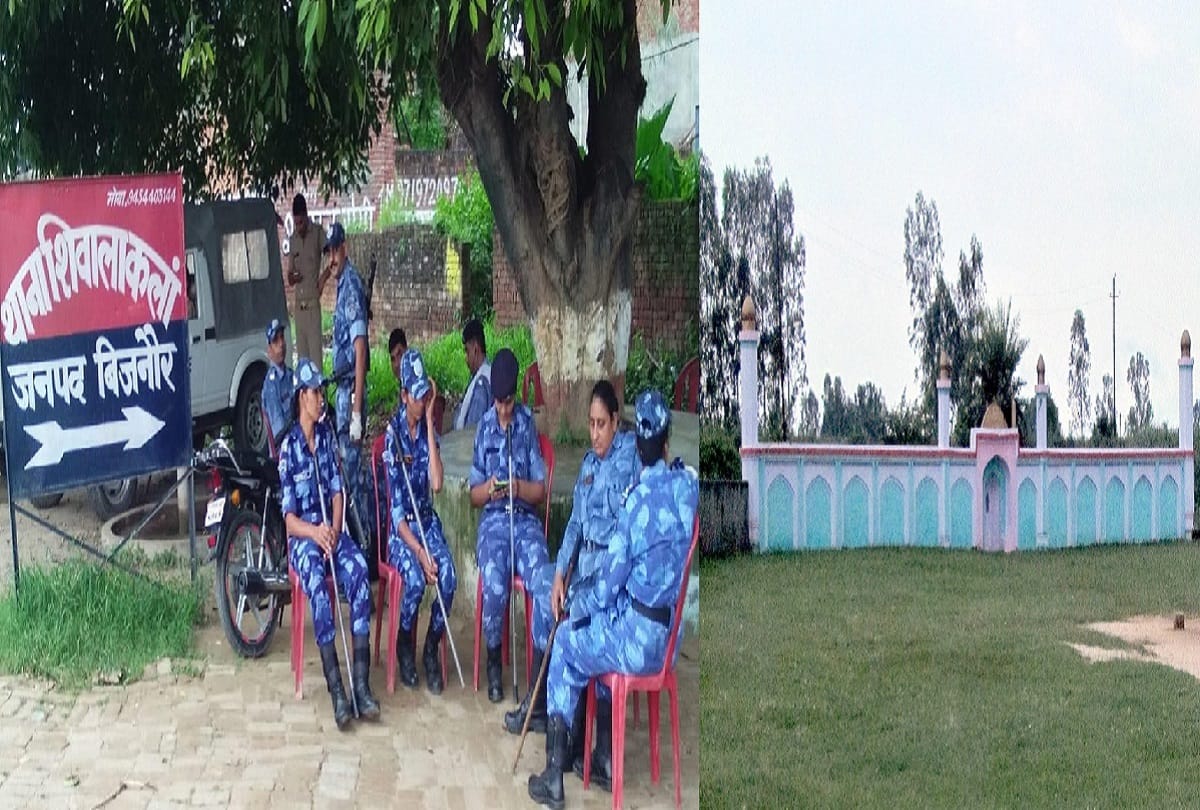 Bijnor,People of Muslim society could not celebrate Eid, and force deployed in city, see photos