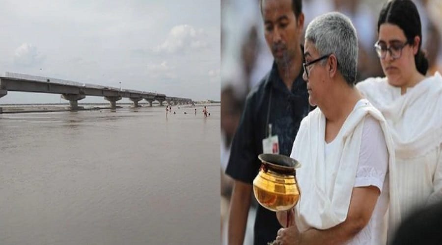 Ganga barrage not, now the bones of Atal ji will be immersed in this river