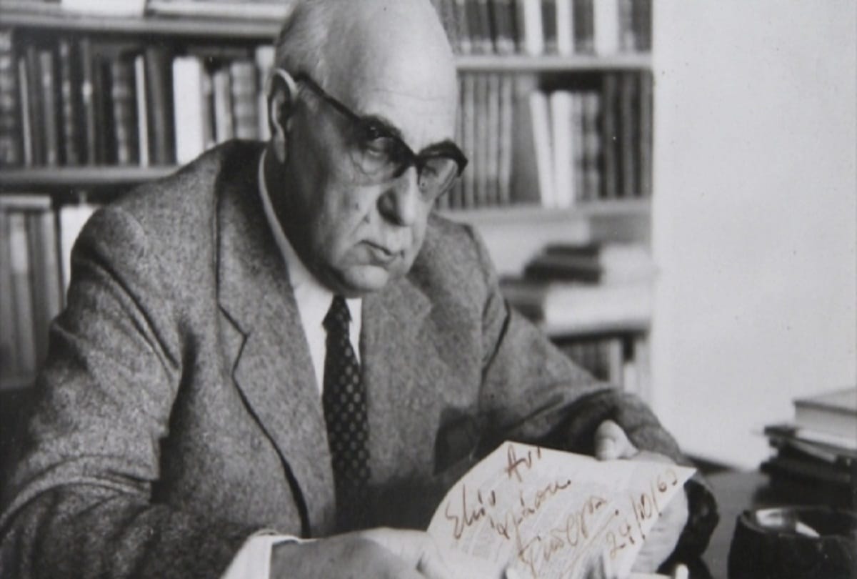 George Seferis-  most important Greek poets of the 20th century and Nobel laureate