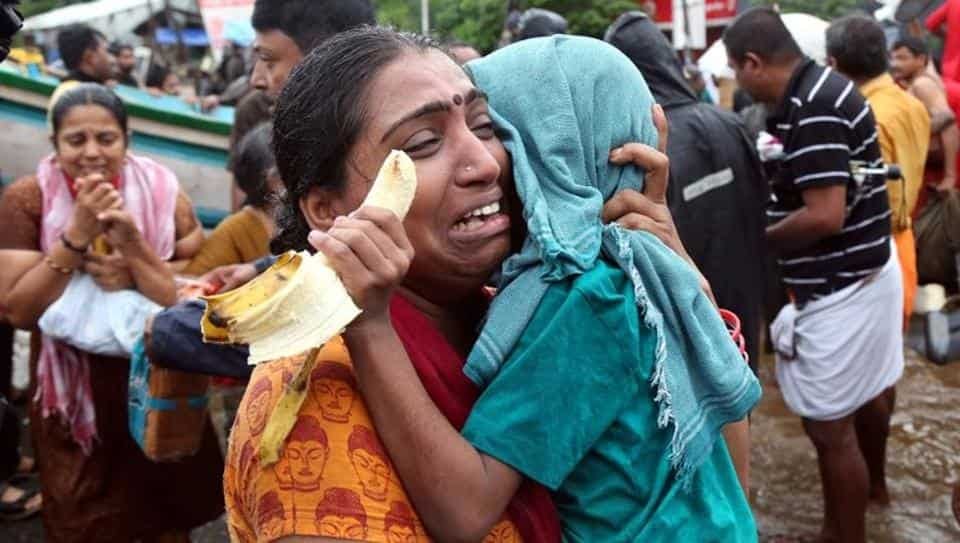 A Beggar donate small amount to flood victims in Kerala