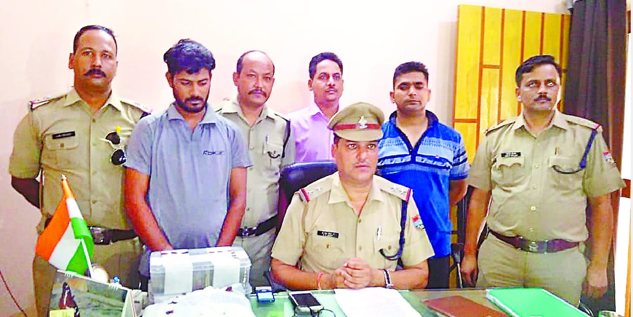 Police caught the thief with the print of the shoes