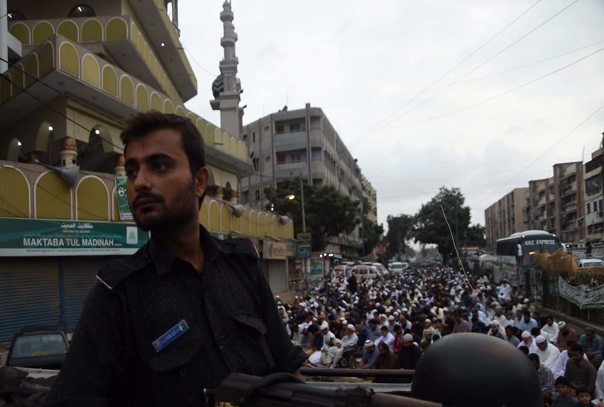 Pakistan muslims celebrate Eid al-Adha 2018