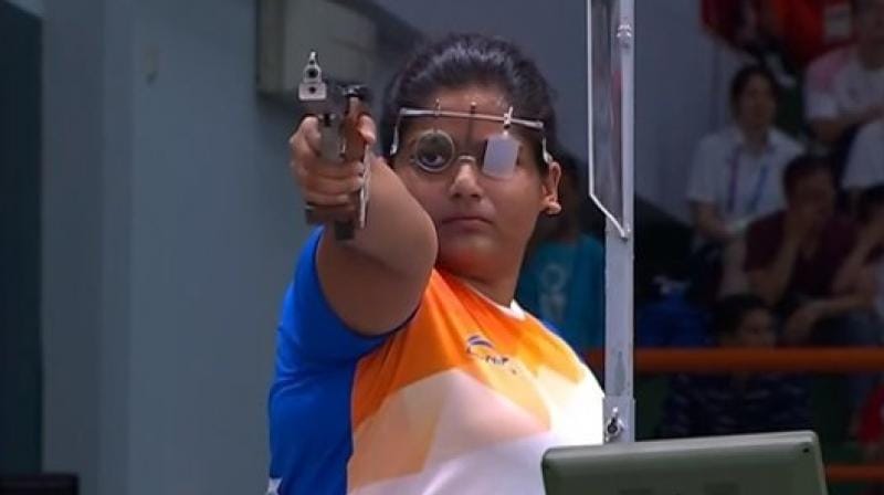 asian games 2018: rahi sarnobat wins gold medal in women 25 meter pistol
