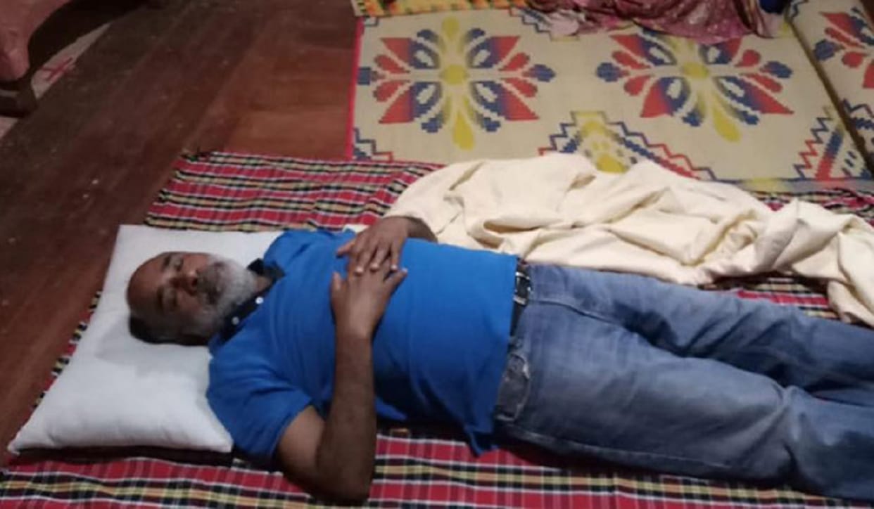 leader Alphons Kannanthanam shared a 'sleeping post' photo of Kerala's flood relief camp trolled