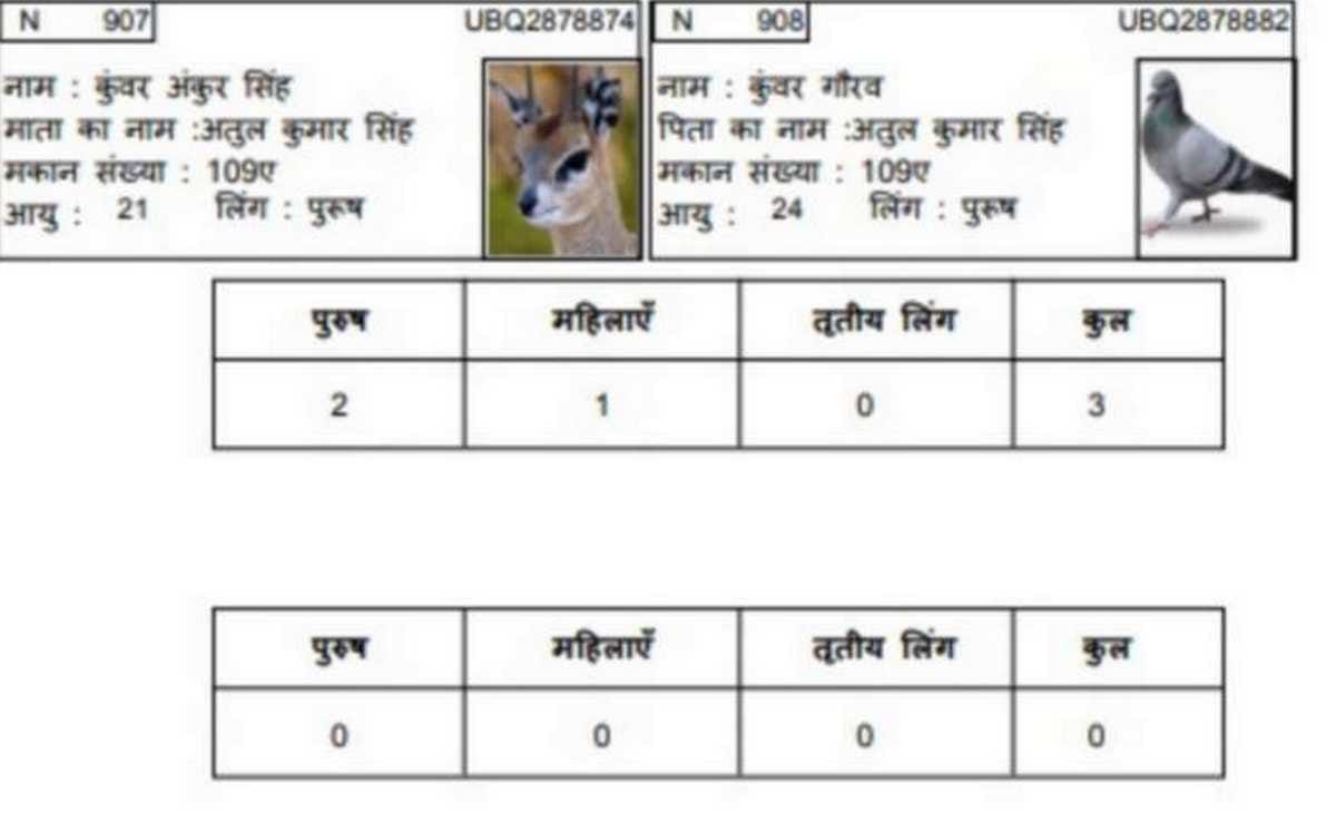 sunny leone elephant and dear are in voter list at up this district