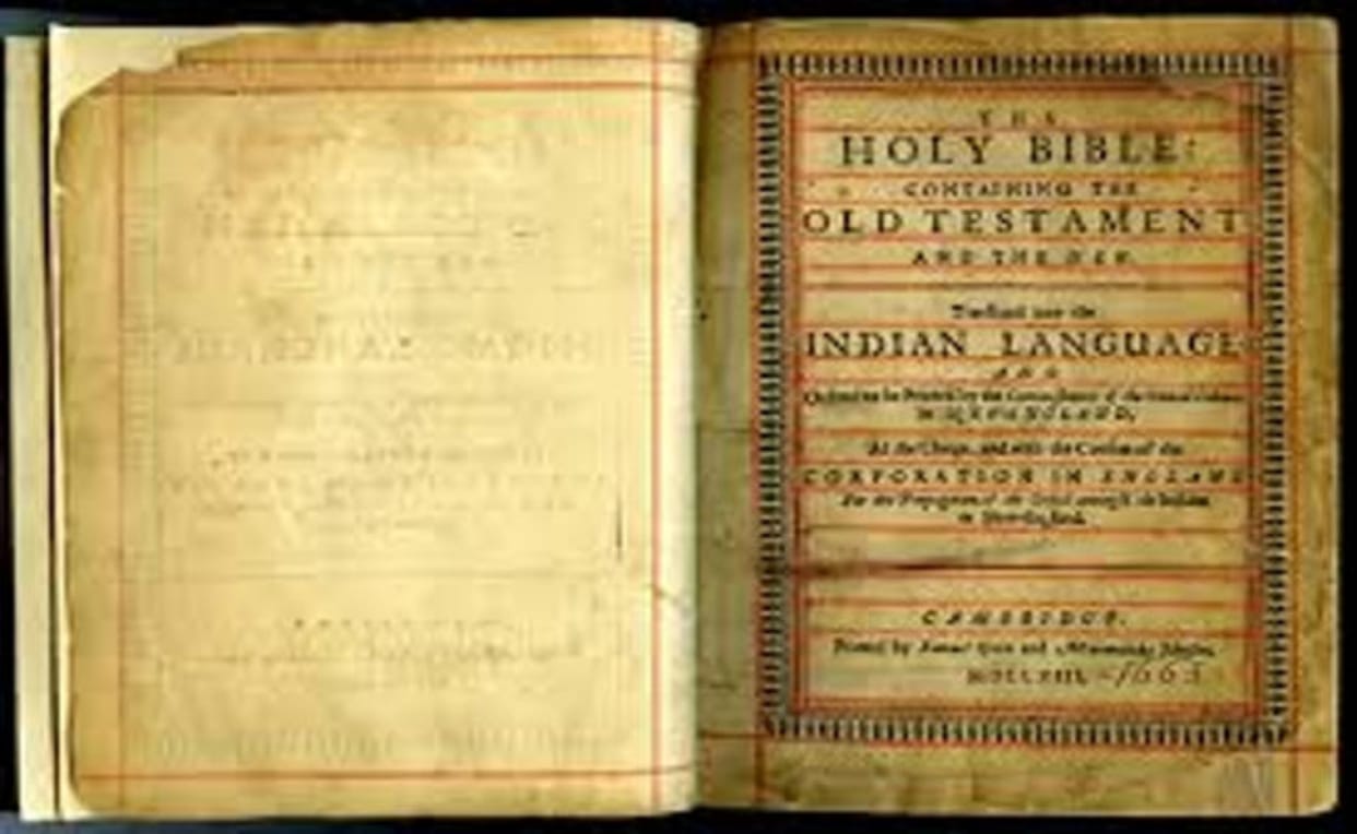 First Bible was printed today in first printing press