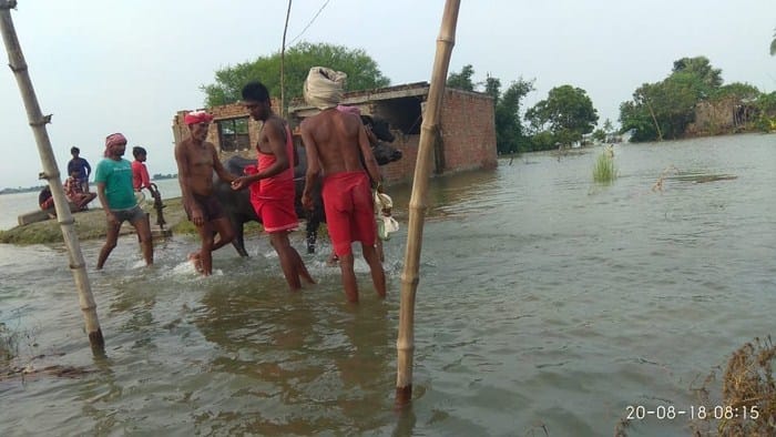 water level of ghaghra down