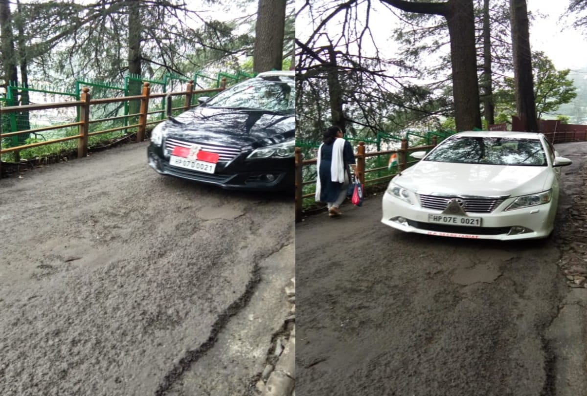 traffic jam in knh and circular road of shimla
