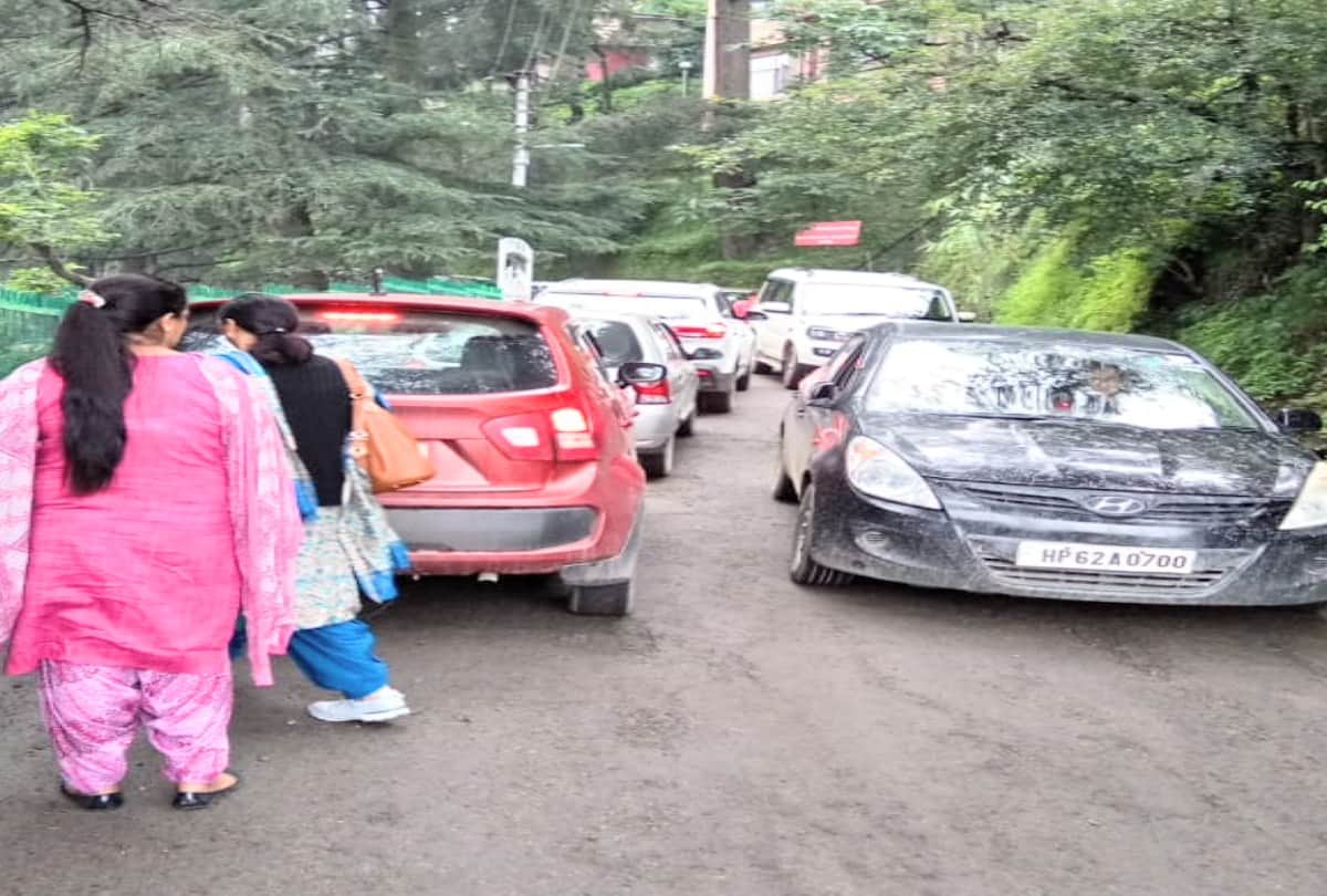 traffic jam in knh and circular road of shimla