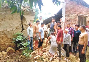 Dead house collapses, killing innocent in subdued wreckage