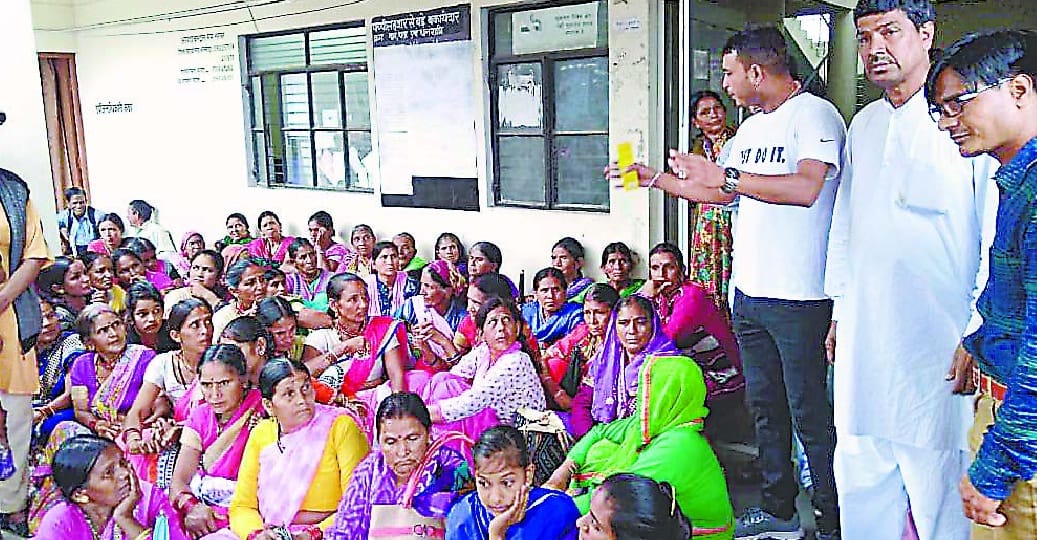 villagers protested on roads