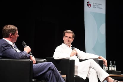 rahul's attack from germany on pm modi, GST and demonitization behind mob lynching
