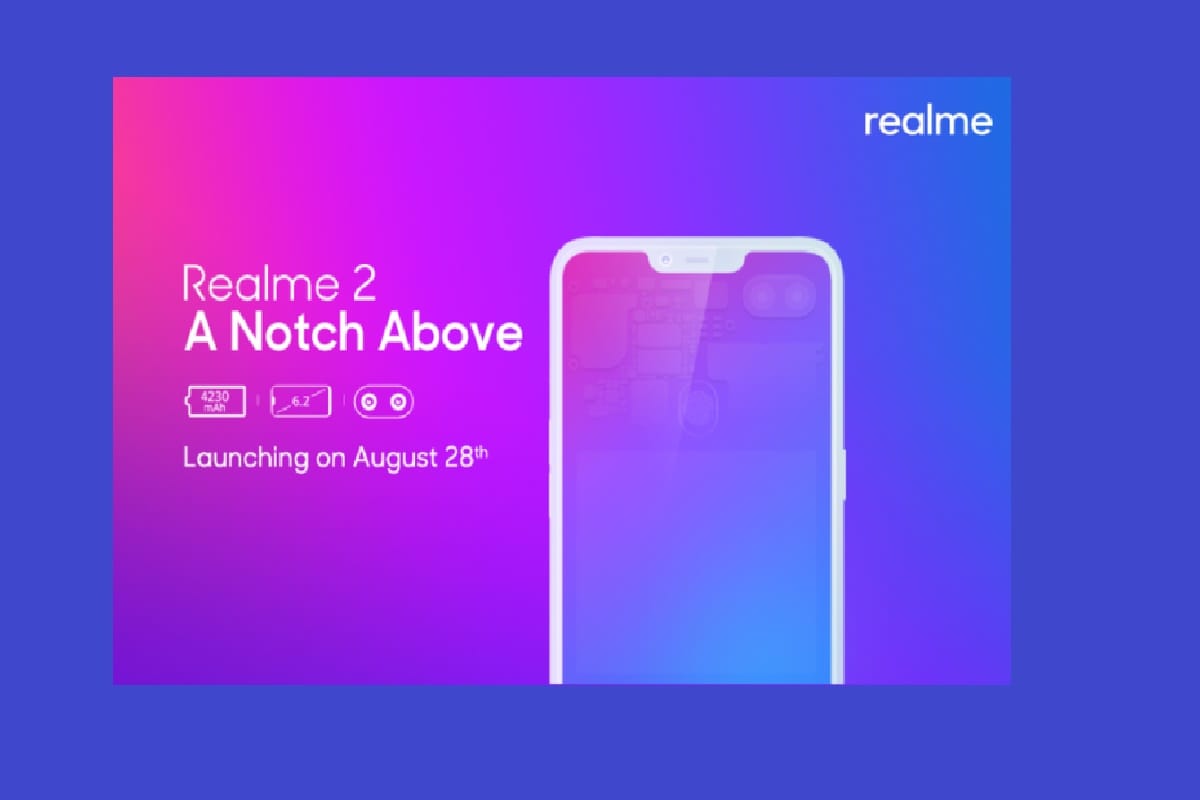 Realme 2 set to launch in India on August 28: 5 Key Features you must Know