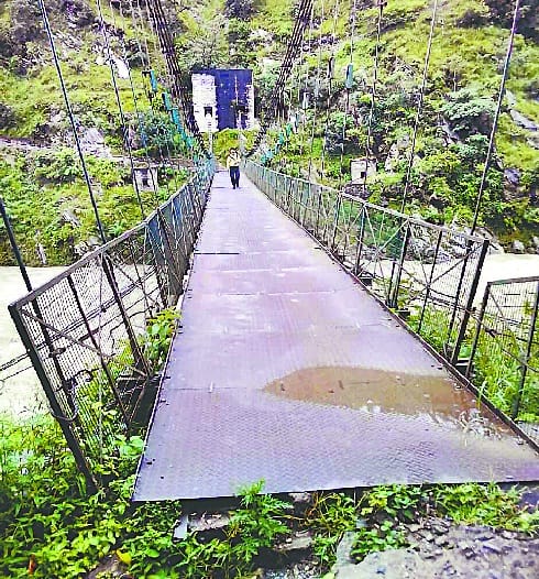 On the brink of demolition bridge