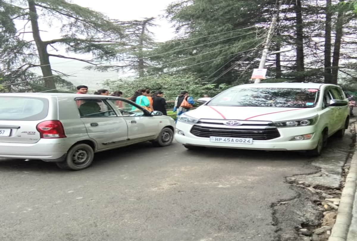 traffic jam in knh and circular road of shimla