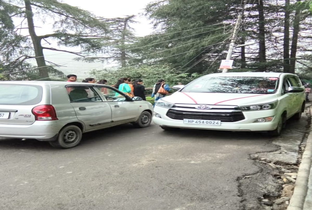 traffic jam in knh and circular road of shimla