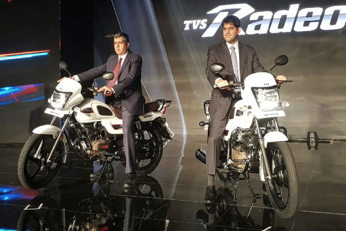 Tvs launch new bike radiant today ,