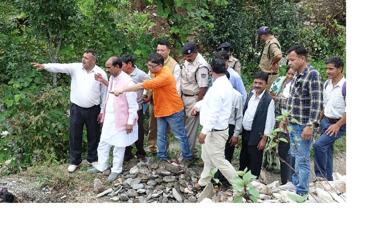 Union Minister of State approves the problems of disaster affected people